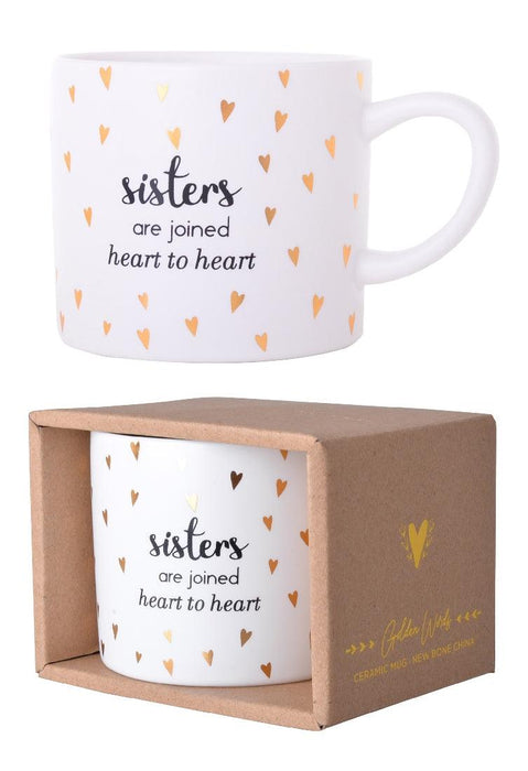 Golden Word Mug Sisters - Giftolicious