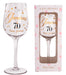 Mad Dots 70 Birthday Wine Glass - Giftolicious