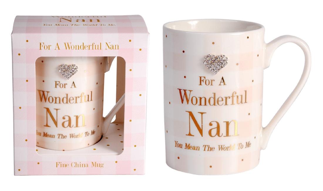 Mad Dots Sentiment Mug Nan - Giftolicious