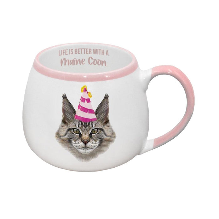 Painted Pet Cat Mug Maine Coon - Giftolicious