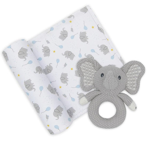 Swaddle & Rattle Jersey - Mason/eliphant - Giftolicious