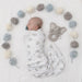 Swaddle & Rattle Jersey - Mason/eliphant - Giftolicious