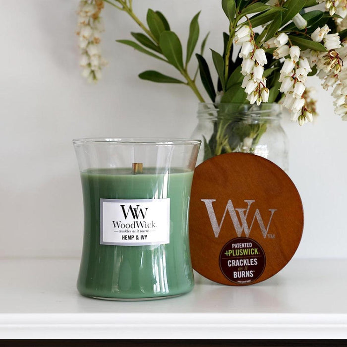 Woodwick Hemp & Ivy Medium - Giftolicious