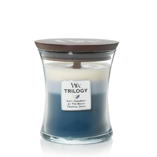 Woodwick Medium Trilogy Beachfron Cottage - Giftolicious