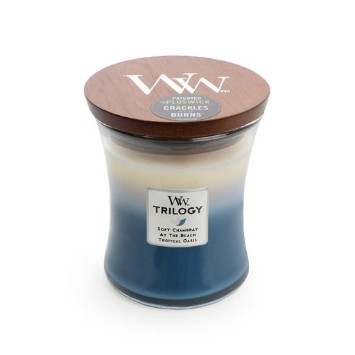 Woodwick Medium Trilogy Beachfron Cottage - Giftolicious